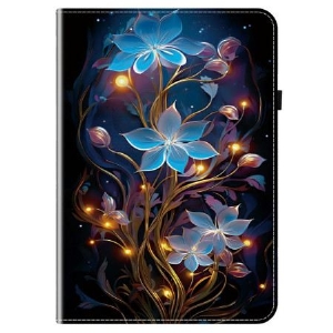 Case Für Samsung Galaxy Tab S10 Fe Plus Blaue Blumen