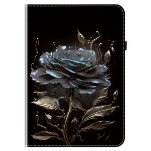 Case Für Samsung Galaxy Tab S10 Fe Plus Elegante Schwarze Rose Mit Schutz