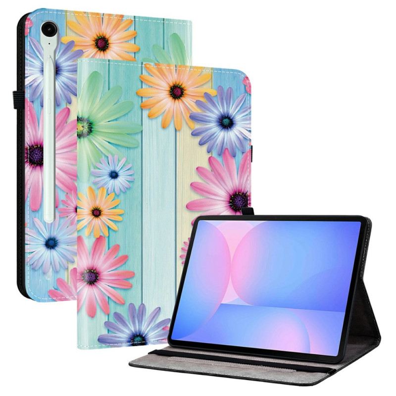 Case Samsung Galaxy Tab S10 Fe Plus Bunte Sonnenblumen
