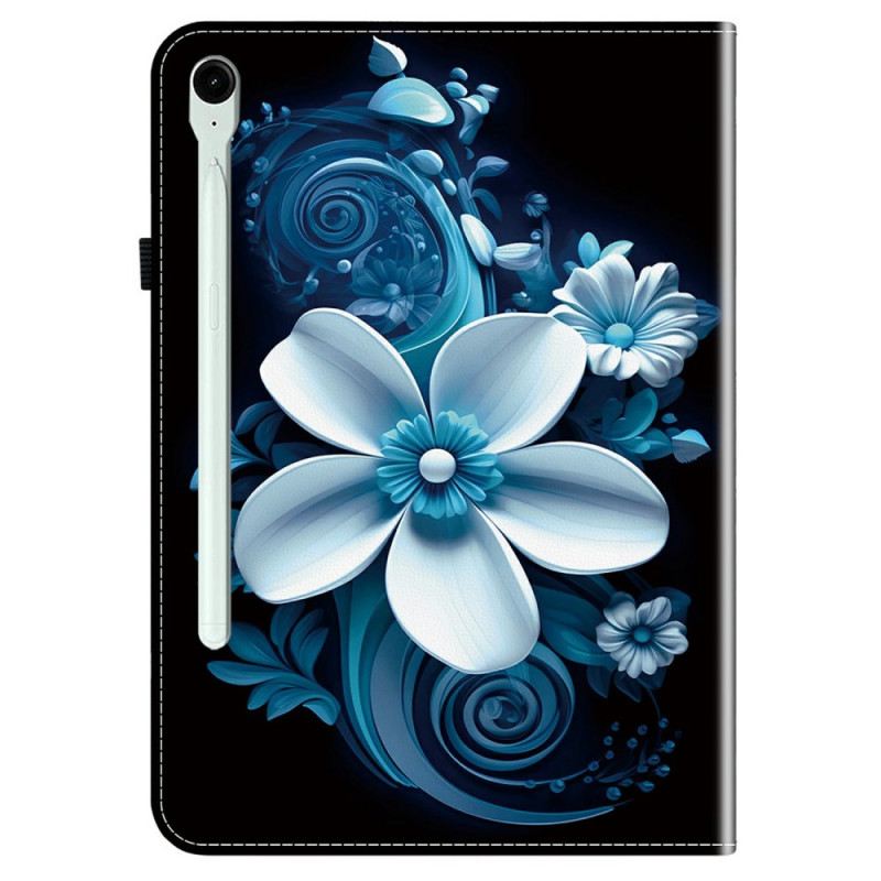 Case Samsung Galaxy Tab S10 Fe Plus Handyhülle Schwarze Orchidee