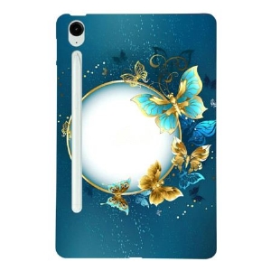 Hülle Für Samsung Galaxy Tab S10 Fe Plus Kreise Und Schmetterlinge