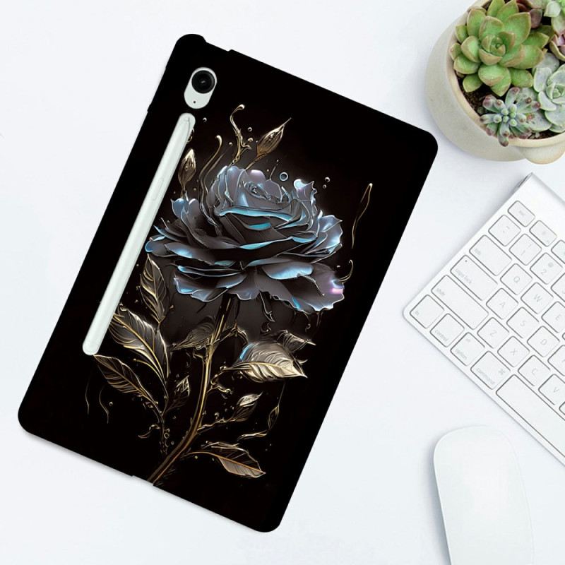 Hülle Für Samsung Galaxy Tab S10 Fe Plus Schwarze Rose