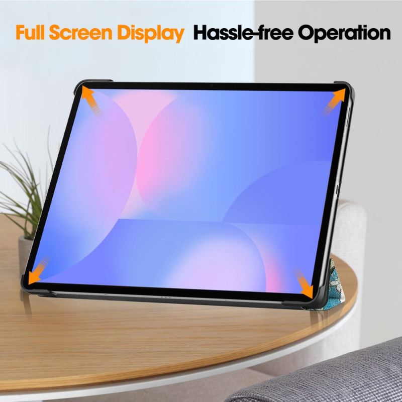 Samsung Galaxy Tab S10 Fe Plus Blumenmuster