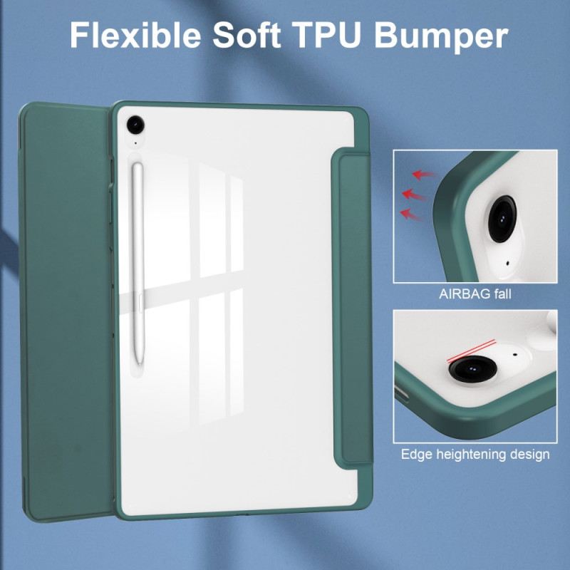 Samsung Galaxy Tab S10 Fe Plus Transparentes Hybridmuster