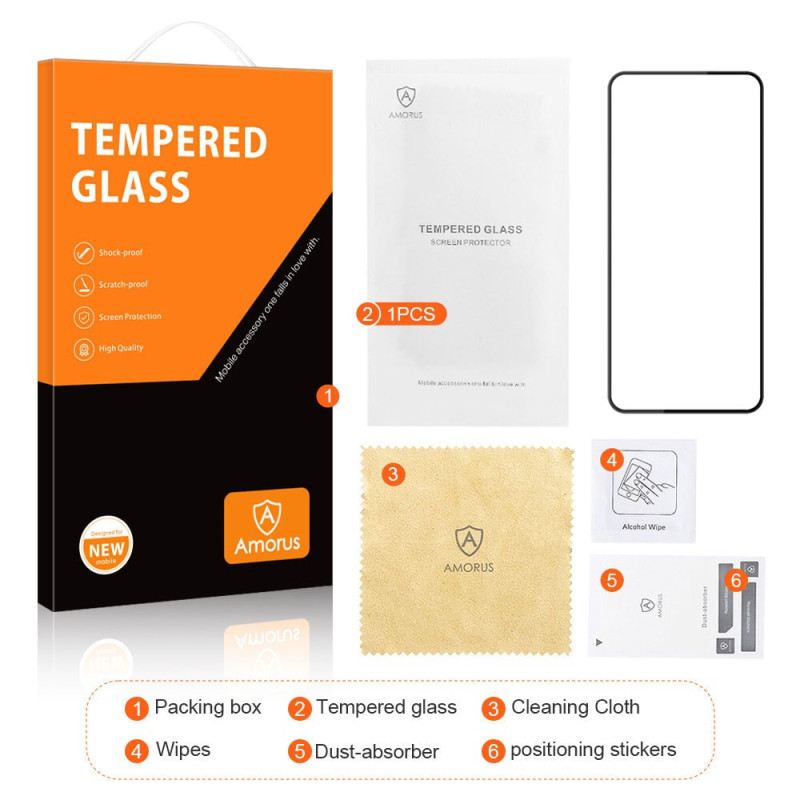 Displayschutzfolie Aus Gehärtetem Glas Mit Vollständiger Abdeckung Für Oneplus Nord 4