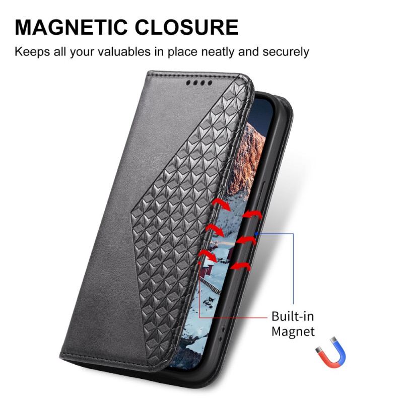 Flip Case Für Oneplus Nord 4 Diamant-finish Mit Riemen