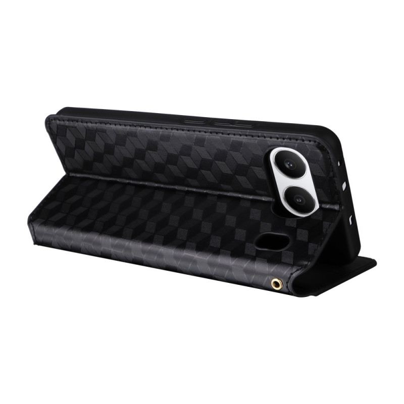 Flip Case Für Oneplus Nord 4 Rautenmuster