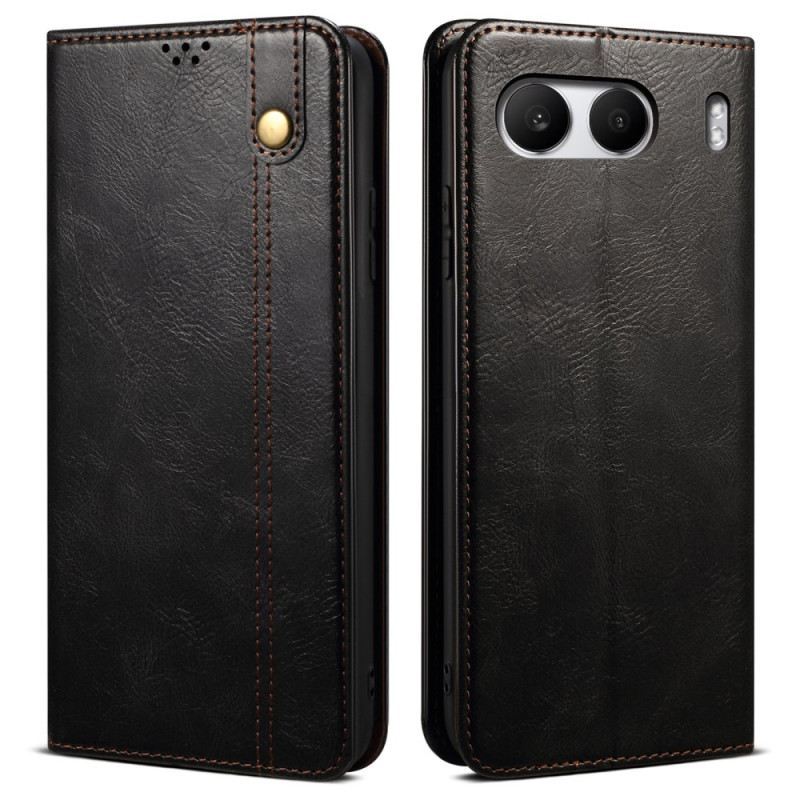 Flip Case Oneplus Nord 4 Gewachstes Kunstleder