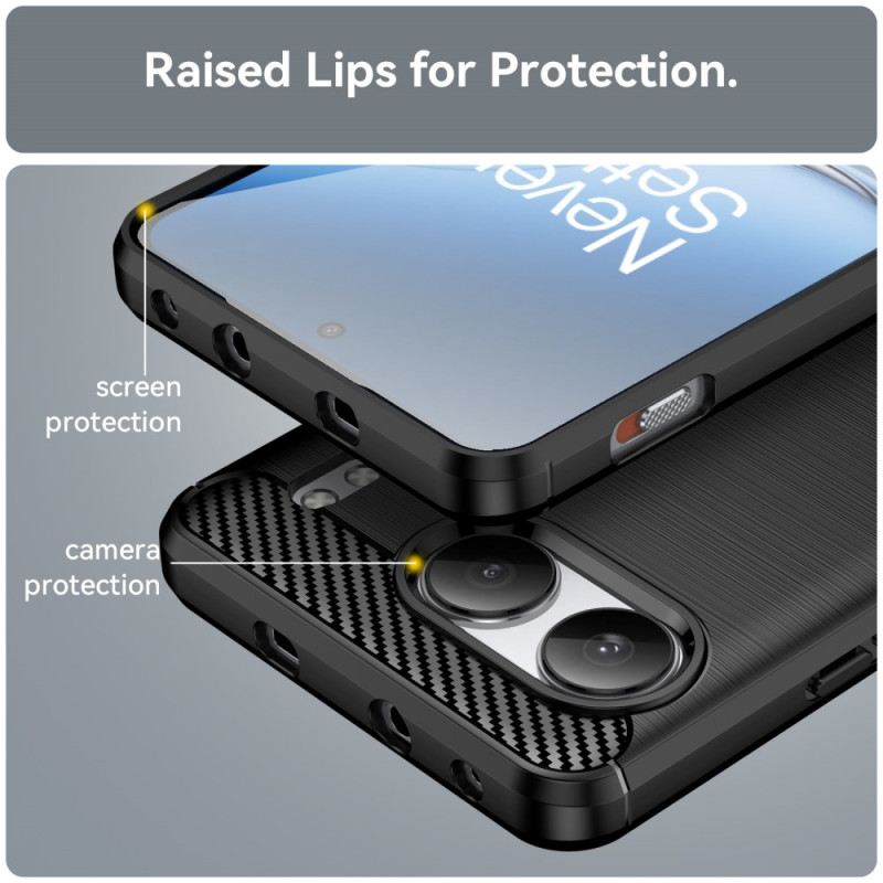 Hülle Oneplus Nord 4 Gebürstete Kohlefaser