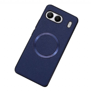 Hülle Oneplus Nord 4 Handyhülle Kunstleder In Litschi-optik Kompatibel Mit Magsafe