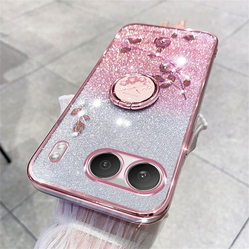 Hülle Oneplus Nord 4 Kadem Pailletten- Und Strassringhalter