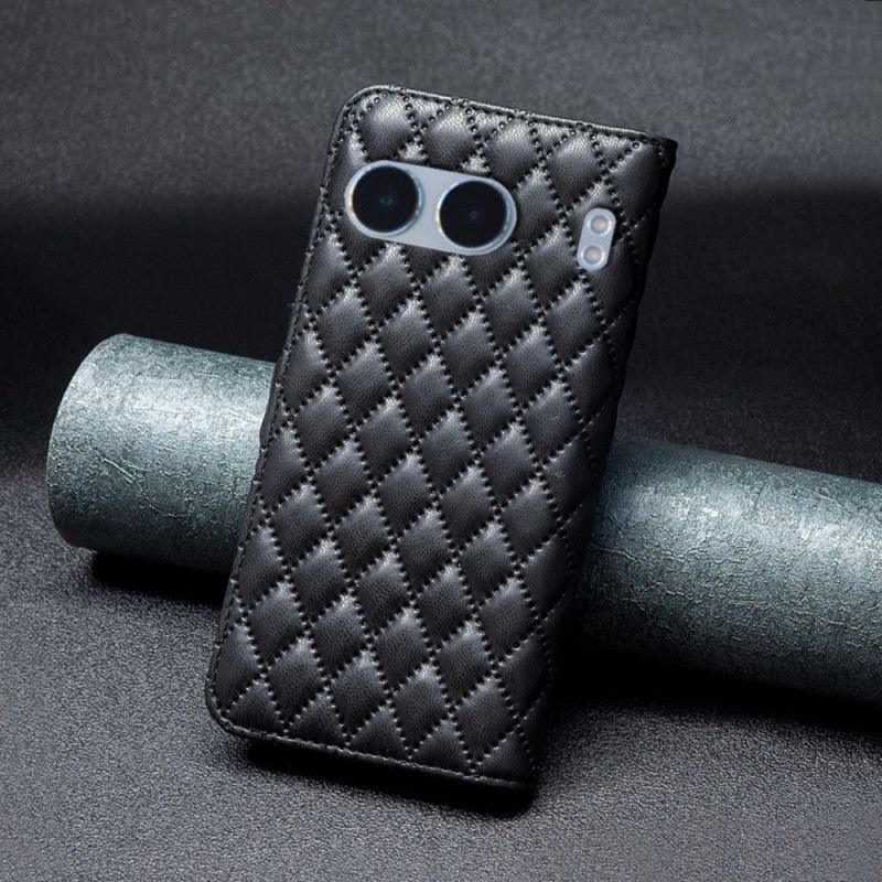 Lederhüllen Für Oneplus Nord 4 Gesteppt Binfen Color