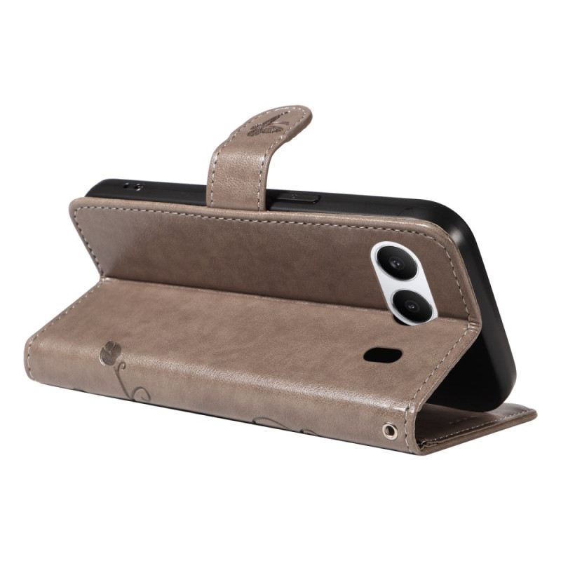 Lederhüllen Oneplus Nord 4 Blumenmuster