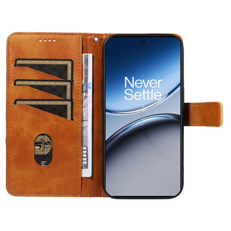 Lederhüllen Oneplus Nord 4 Geometrische Linien