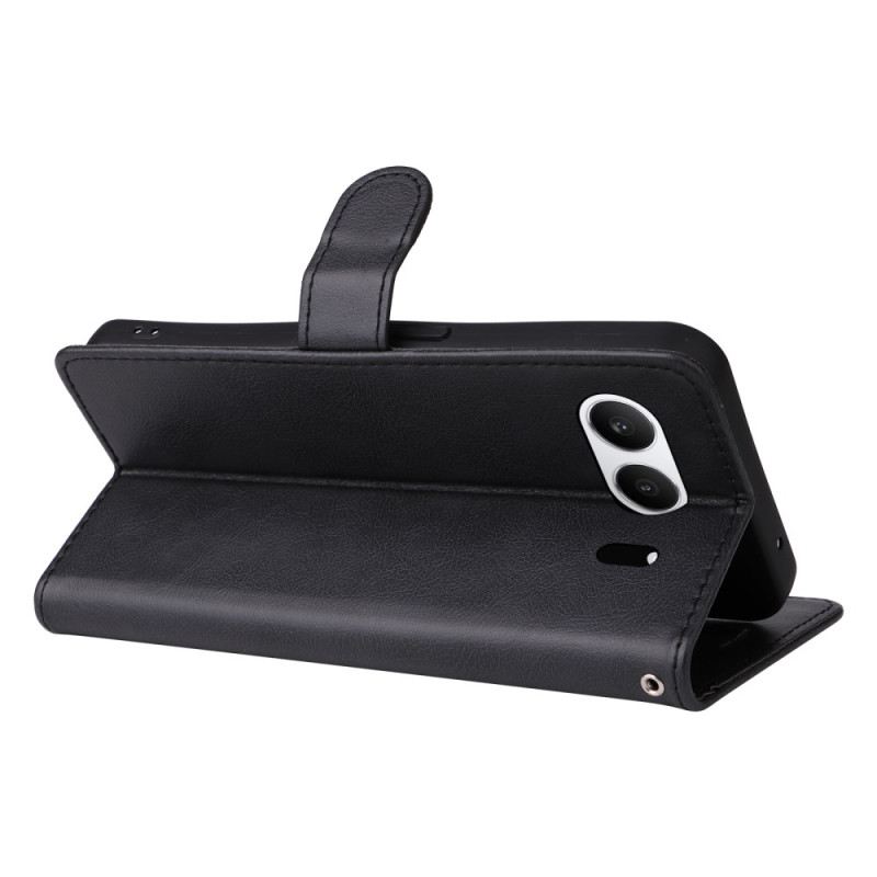 Lederhüllen Oneplus Nord 4 Handyhülle Glattlederoptik