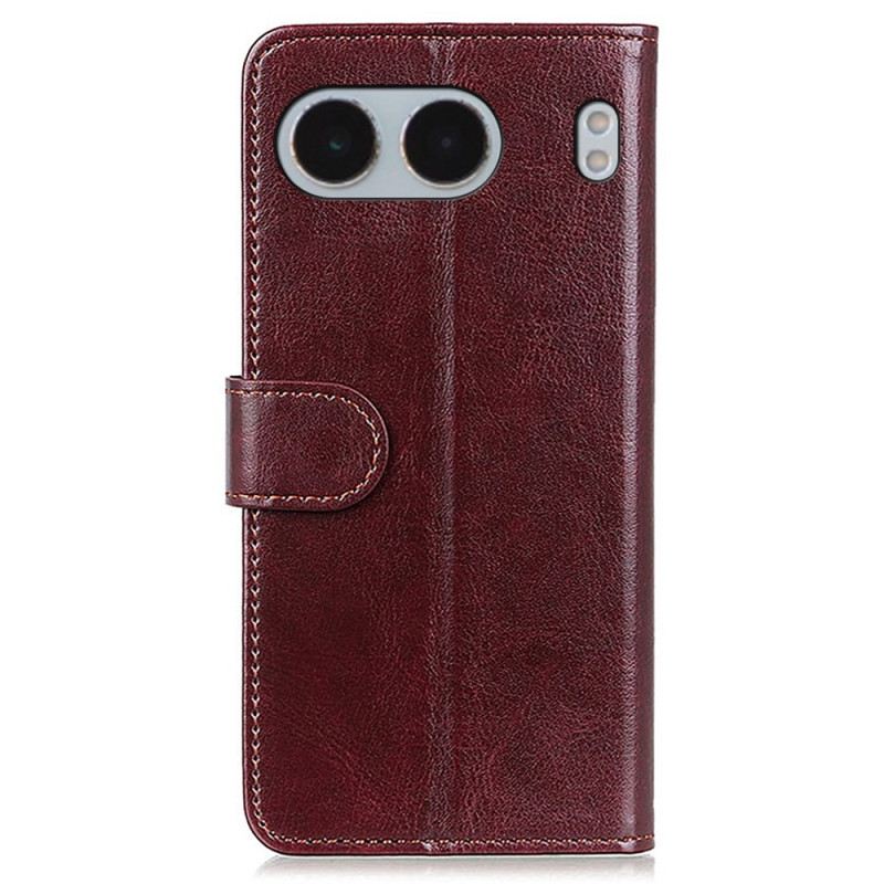 Lederhüllen Oneplus Nord 4 Lacklederimitat