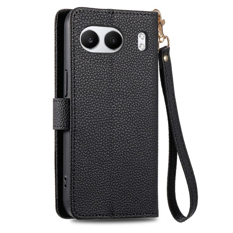 Lederhüllen Oneplus Nord 4 Rfid-schutzgeldbörse In Herzform