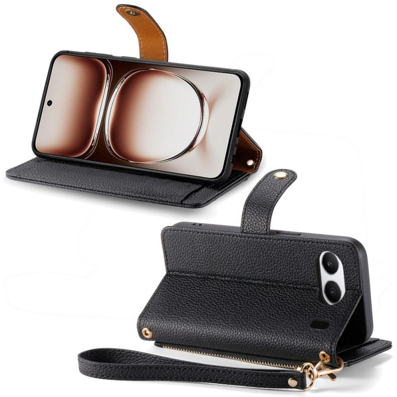 Lederhüllen Oneplus Nord 4 Rfid-schutzgeldbörse In Herzform