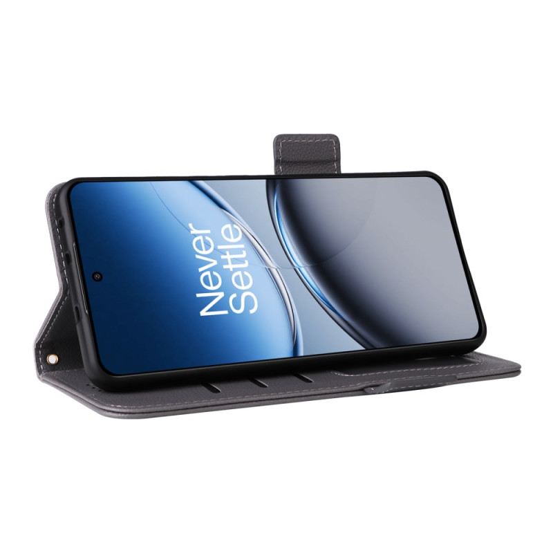 Lederhüllen Oneplus Nord 4 Riemen Mit Litschi-textur