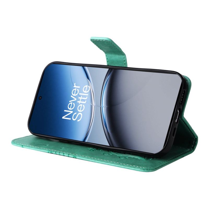 Lederhüllen Oneplus Nord 4 Riesiger Schmetterlingsriemen