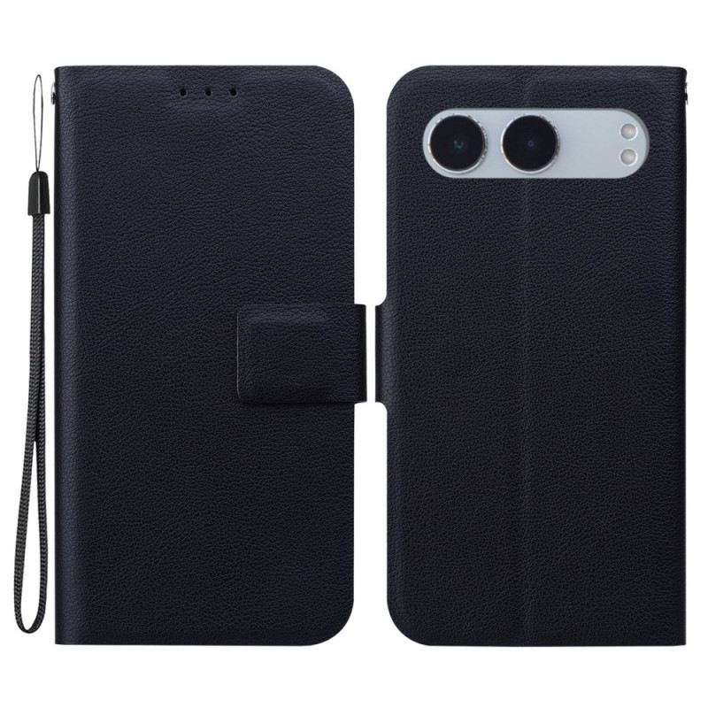 Lederhüllen Oneplus Nord 4 Ultraschlank Mit Riemen