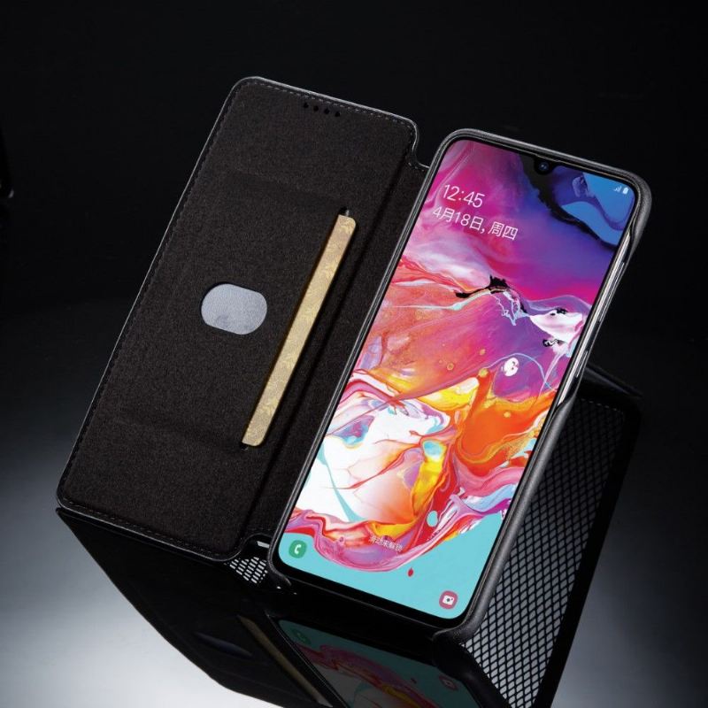 Handyhülle Für Samsung Galaxy A70 Flip Case Kunstleder