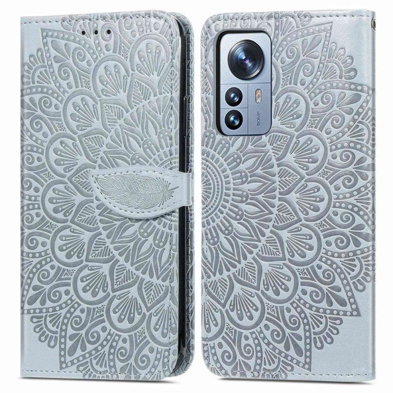 Lederhüllen Für Xiaomi 12T / 12T Pro Stammesblätter