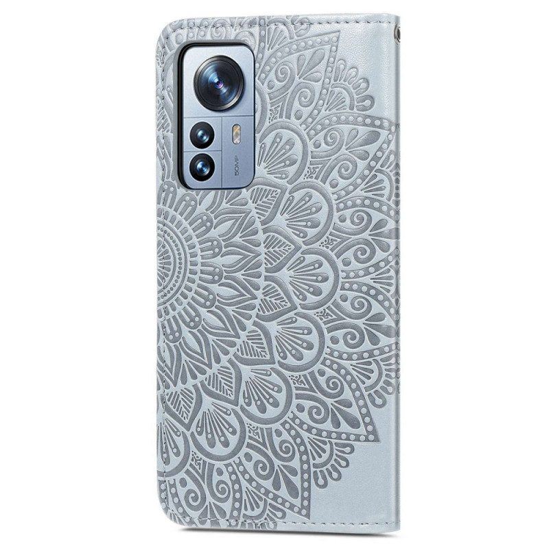 Lederhüllen Für Xiaomi 12T / 12T Pro Stammesblätter