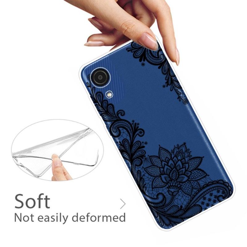 Hülle Für Samsung Galaxy A03 Core Blumenspitze