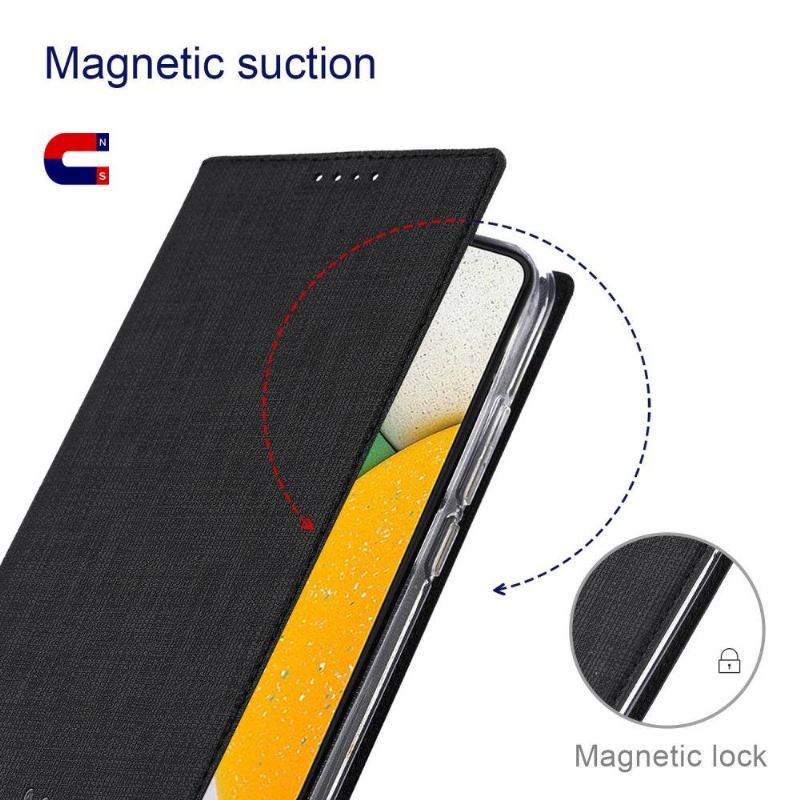 Lederhüllen Für Samsung Galaxy A03 Core Schutzhülle Unterstützungsfunktion Spacer