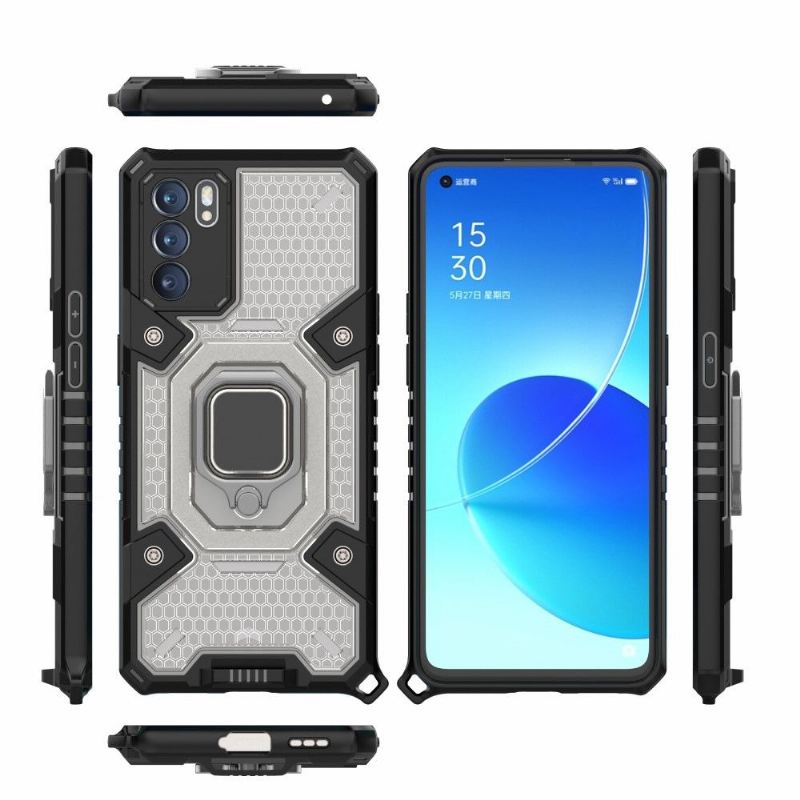 Hülle Für Oppo Reno 6 5G Zweifarbige Unterstützungsfunktion