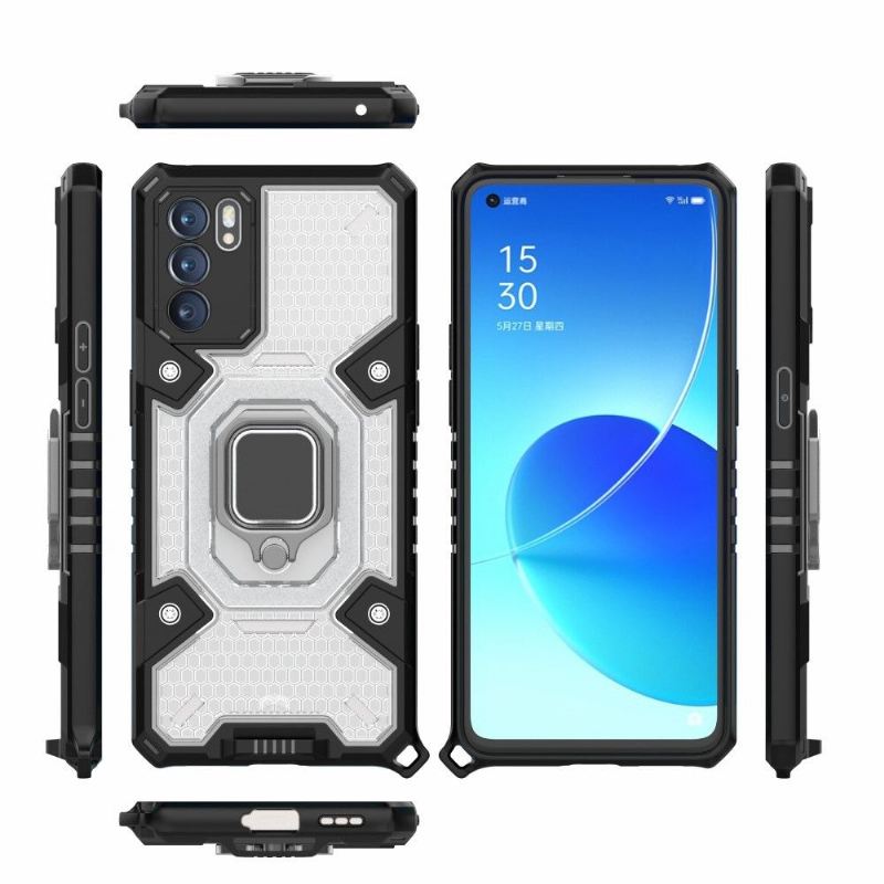 Hülle Für Oppo Reno 6 5G Zweifarbige Unterstützungsfunktion