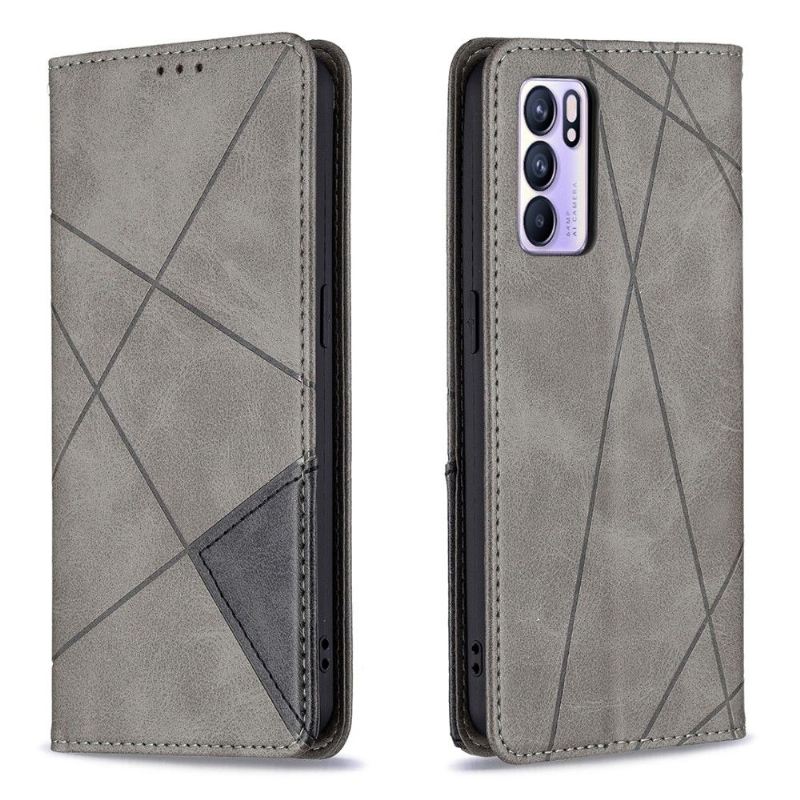 Lederhüllen Für Oppo Reno 6 5G Kartenetui Aus Leder Im Célinia-stil