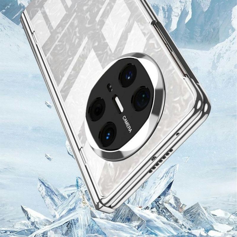 Hülle Für Huawei Mate X6 Transparent Mit Scharnier Und Gehärtetem Glas