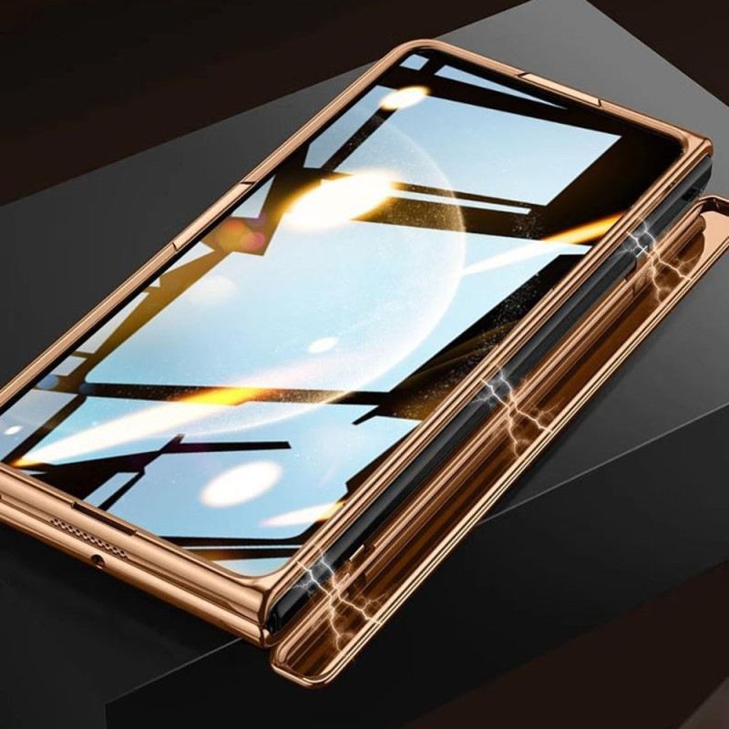 Hülle Huawei Mate X6 Handyhülle Strukturiertes Kunstleder Mit Displayschutzfolie