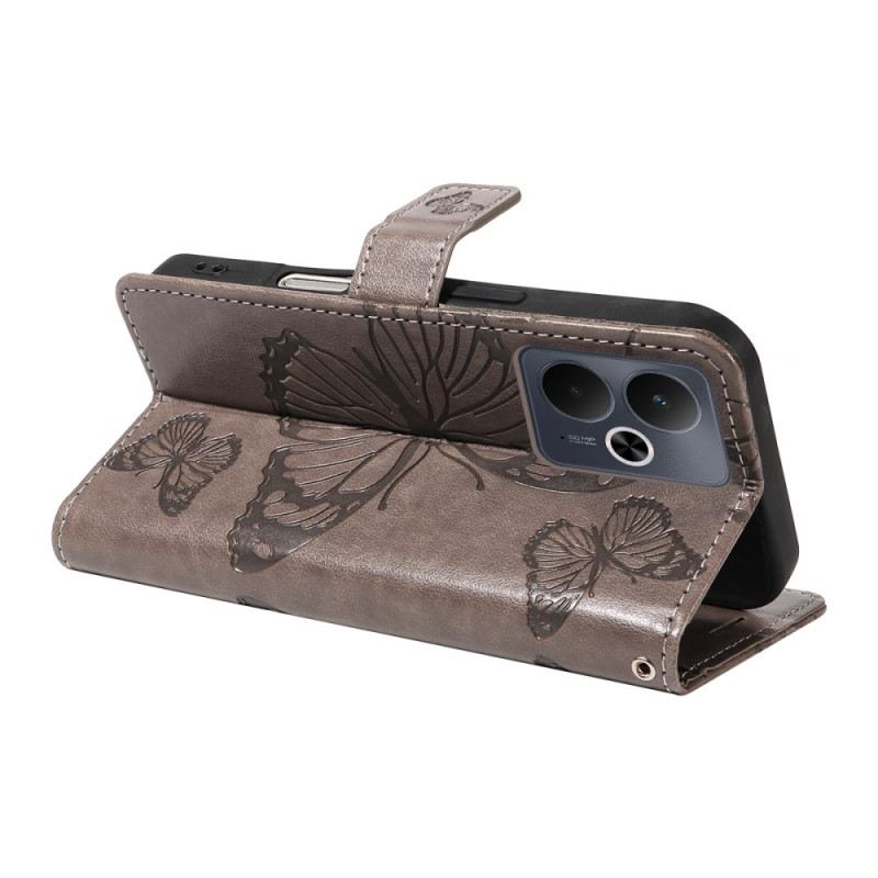Lederhüllen Für Realme 14t 5g Riesige Schmetterlinge
