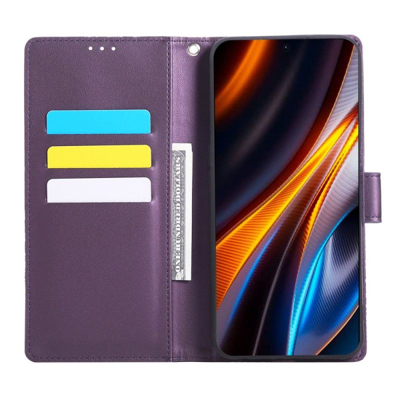 Lederhüllen Für Realme 14t 5g Spitzenblumen