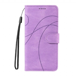 Lederhüllen Für Realme 14t 5g Wellenstruktur