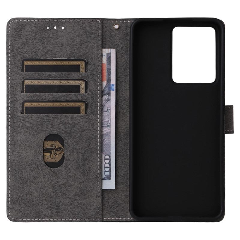 Lederhüllen Realme 14t 5g Rfid-schutz In Wildlederoptik