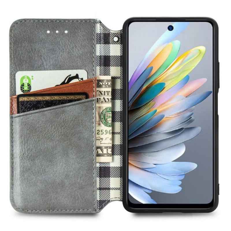 Flip Case Für Xiaomi Redmi Note 14 5g Vintage-lederoptik