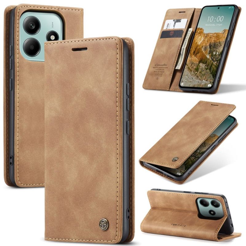 Flip Case Xiaomi Redmi Note 14 5g Handyhülle Caseme Lederoptik