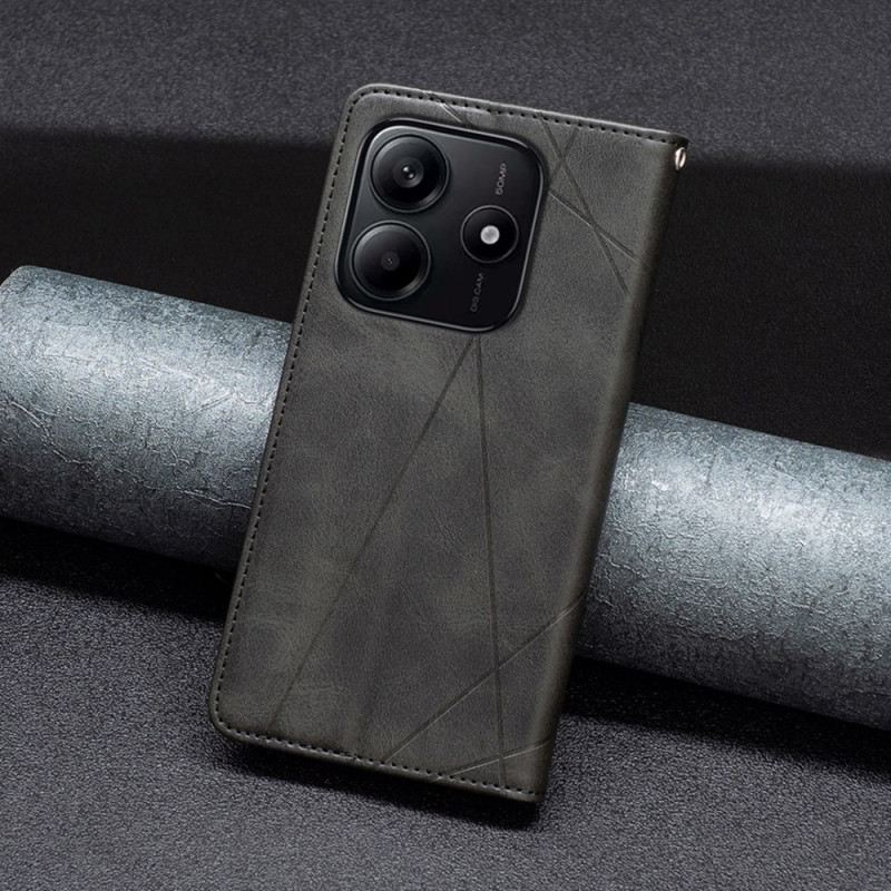 Flip Case Xiaomi Redmi Note 14 5g Handyhülle Geometrisch