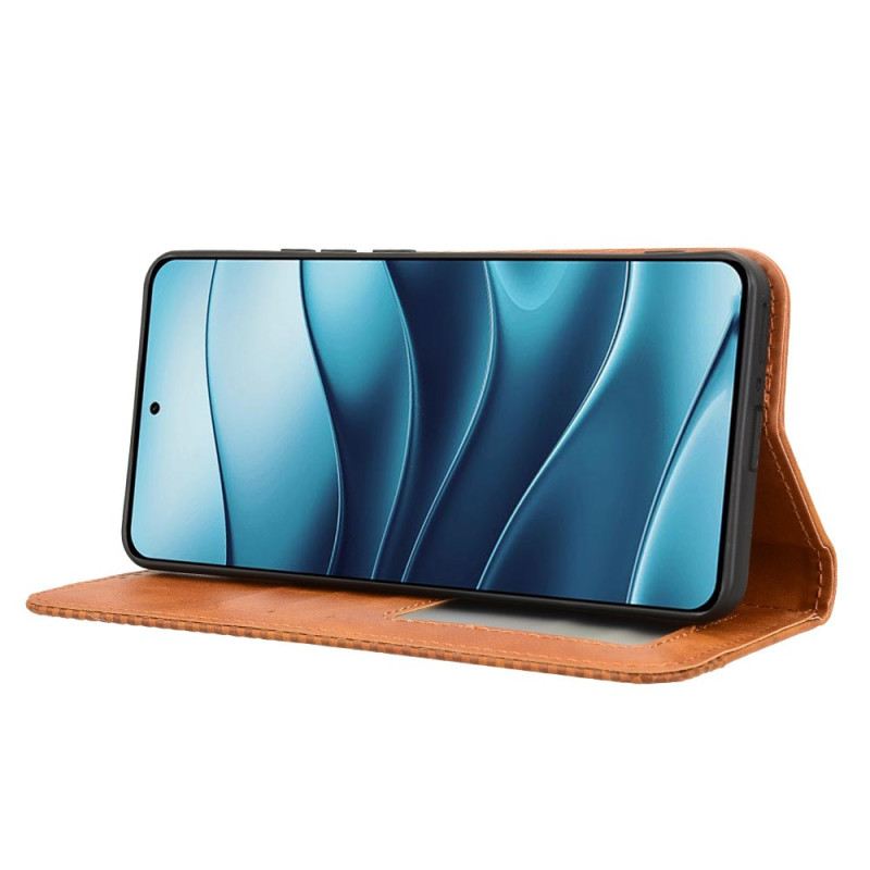 Flip Case Xiaomi Redmi Note 14 5g Vintage-rahmen