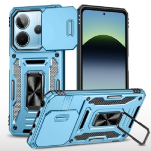 Hülle Für Xiaomi Redmi Note 14 5g Extrem Robust Mit Ständer Und Objektivschutz