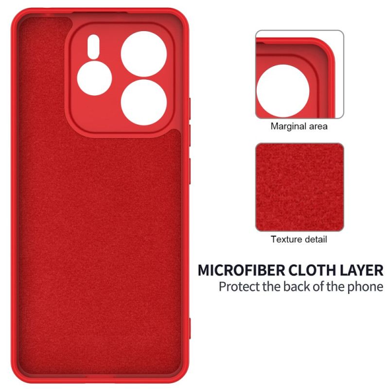 Hülle Für Xiaomi Redmi Note 14 5g Flüssigsilikon Mit Trageband