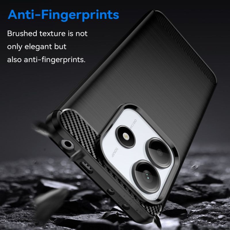 Hülle Xiaomi Redmi Note 14 5g Gebürstete Carbonfaser