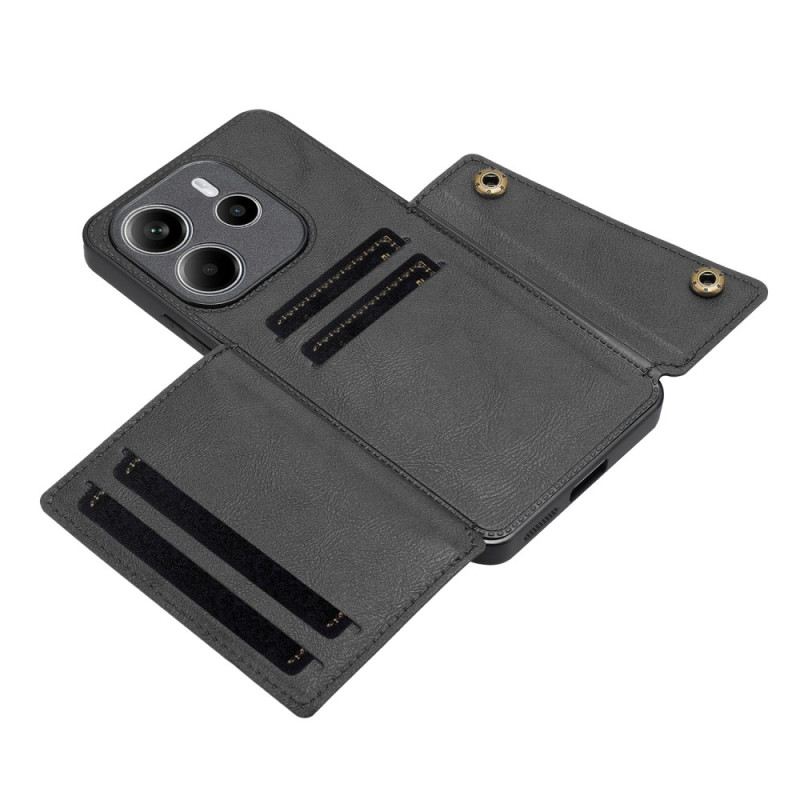 Hülle Xiaomi Redmi Note 14 5g Handyhülle Kartenhalter Mit Ständer