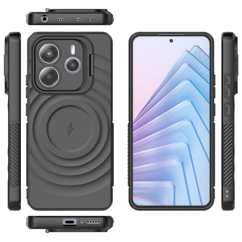 Hülle Xiaomi Redmi Note 14 5g Magsafe-kompatibel Mit Wellenmuster