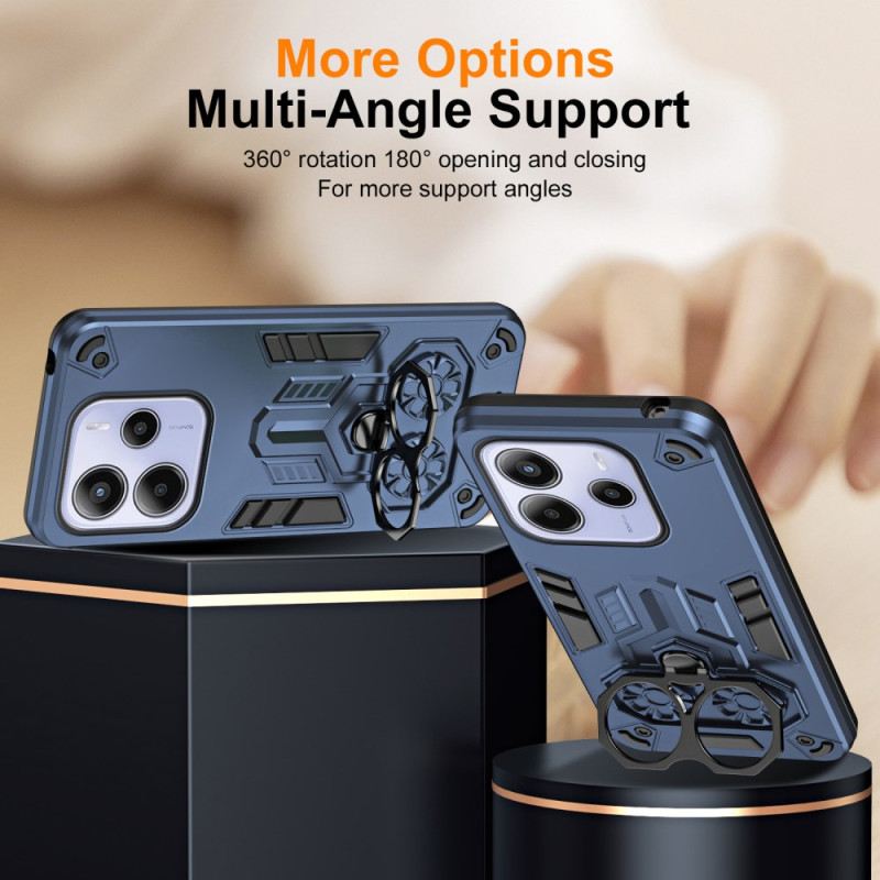 Hülle Xiaomi Redmi Note 14 5g Ringhalter In Metalloptik