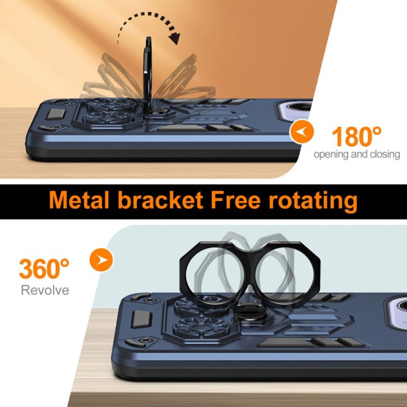 Hülle Xiaomi Redmi Note 14 5g Ringhalter In Metalloptik